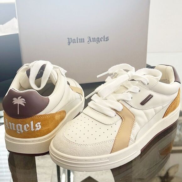 Palm Angels Sneakers in University Beige-Brown New Size EU 42 US 9